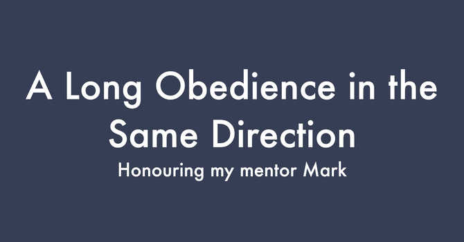 A Long Obedience in the Same Direction image