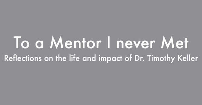 To a Mentor I Never Met 